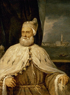 Francesco Donato, Doge of Venice from 1545 to 1553. Portrait Francesco Donato, Doge of Venice from 1545 to 1553. Portrait