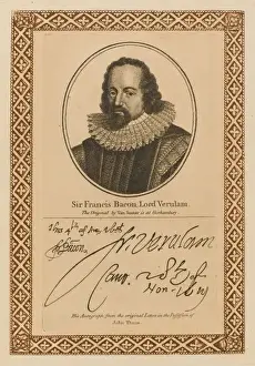 17th Century Philosopher Prints: Francis Bacon