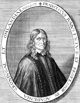 Francis Junius German-born Philologist Print 1581-1677