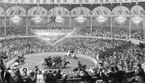 Franconis Circus / Lami Circus Print circa 1840