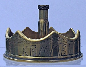 French 77 mm shell case base - ashtray with a bullet French 77 mm shell case base - ashtray with a bullet