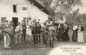 French Basque Wedding Print, circa 1908