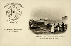 French Campaign in Morocco - Red Cross - Casablanca Hospital French Campaign in Morocco - Red Cross - Casablanca Hospital