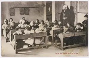 Vintage Classroom Decor Prints: French Primary School