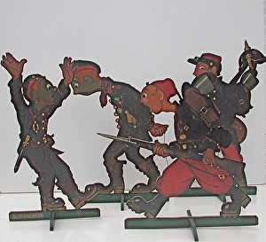 Two French soldiers and two German prisoners Two French soldiers and two German prisoners