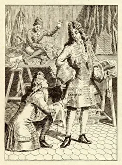 French Tailors Print, 18th Century