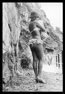 Vintage Swimwear Prints: Frilly Bikini 1960S