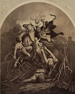 Early American Settlers Prints: Frontier life