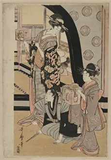 Antique Japanese Prints Online Prints: Fukubiki