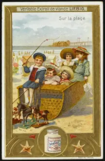 Children At Play Prints: Fun on the Beach