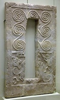 Funerary stele. Late Helladic I period. Mycenae Funerary stele. Late Helladic I period. Mycenae