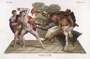 Greek Tragedy Illustrations Prints: FURIES