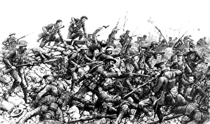 A furious charge of Irish troops at the taking of Guillemon A furious charge of Irish troops at the taking of Guillemon