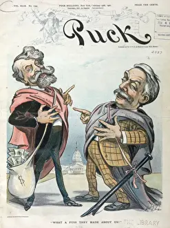 Vintage Cartoon Illustration Prints: What a fuss they made about us