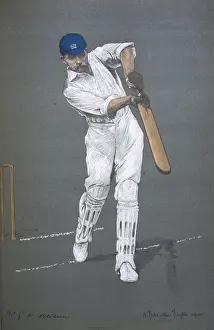 G W Beldam - Cricketer Print by G W Beldam