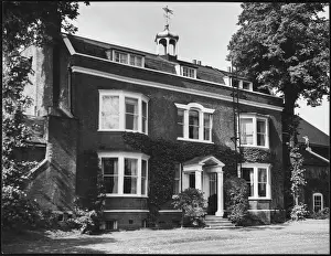 Charles Dickens Prints: Gads Hill House Print - Fine Red Brick Residence