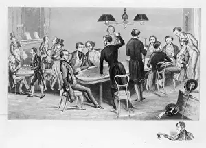 Crockfords Gents at the Dice Table Print