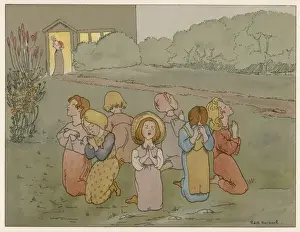 Peasant Farming Scene Print