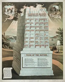 US Presidential Memorials Prints: Garfields prayer