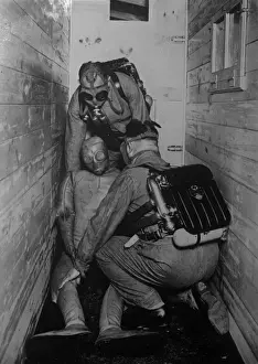 Gas Attack School Print, Berlin, 1930s