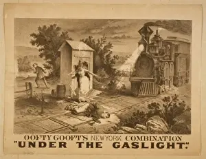 Retro Advertising Posters Prints: Under the gaslight