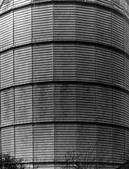 Gasometer Pattern Print, 1950s