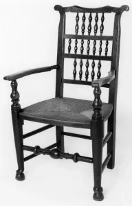 Geffrye Museum Prints: Reference Shot of a 1818 Ash Armchair Print (Geffrye Museum)