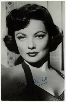 Gene Tierney Print: Hollywood Actress and New York Socialite