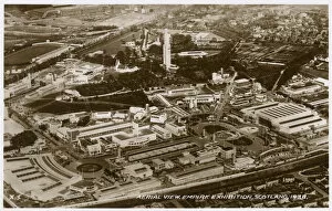 Ibrox Collection: General aerial view, Empire Exhibition, Glasgow, Scotland