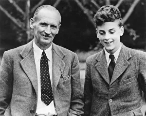 General Bernard Montgomery visits his son David General Bernard Montgomery visits his son David