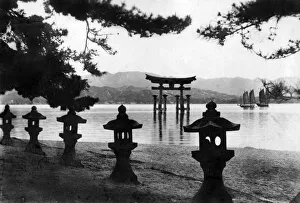 General view of Itsukushima Shrine, Japan General view of Itsukushima Shrine, Japan