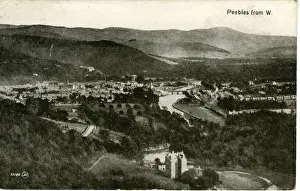 General View, Peebles Print, Scotland 1900s