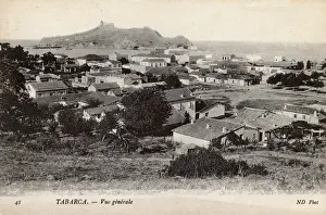 North African Buildings Prints: General view of Tabarca (Tabarka), Tunisia, North Africa