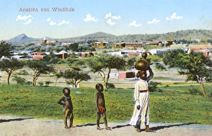 General view of Windhoek, south west Africa General view of Windhoek, south west Africa