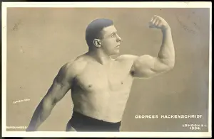 Prints of GEORGE HACKENSCHMIDT Estonian wrestler, known as the Russian Lion, considered one of the greatest figures in the history of wrestling Estonia Prints: George Hackenschmidt Print - Estonian Wrestler