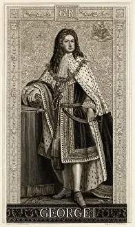 British Royal Family Tree Prints: GEORGE I