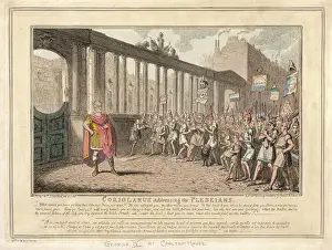 19th Century British Art Prints: George IV as Coriolanus