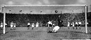 George Mutch scores for Preston North End at the FA Cup Fina George Mutch scores for Preston North End at the FA Cup Fina