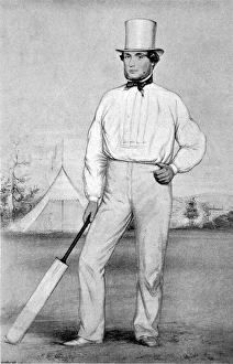 George Parr, English cricketer, circa 1845 George Parr, English cricketer, circa 1845