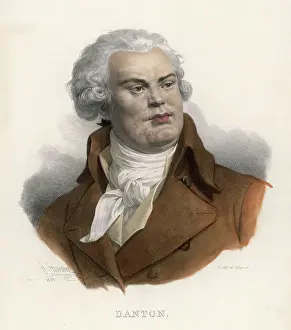 Georges Jacques Danton Lithograph Print