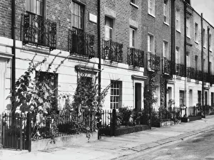 Prints of Georgian houses in Selwood Place, a quiet street in Chelsea, London Kensington And Chelsea Prints: Georgian Town Houses Print, Selwood Place, Chelsea