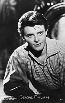 Classic Entertainment Icons Prints: Gerard Philippe / Samlevin