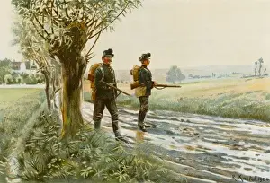 German Historical Images Prints: German Advanced Post