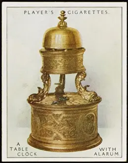 Vintage Alarm Clock Prints: German Alarm Clock