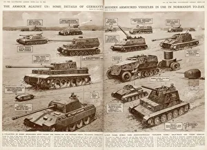 German Armoured Vehicles; Second World War, 1944 German Armoured Vehicles; Second World War, 1944