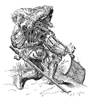 Traditional German Dress Prints: German Drummer