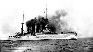 The German flag ship sunk by the British near the Falklands: The cruiser Scharnhorst The German flag ship sunk by the British near the Falklands: The cruiser Scharnhorst