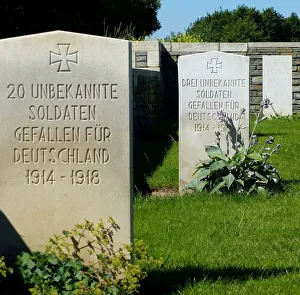 German headstones over 2 mass graves, Locre No 10 CWGC German headstones over 2 mass graves, Locre No 10 CWGC