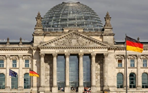 German Parliament. Facade. Berlin. Germany German Parliament. Facade. Berlin. Germany