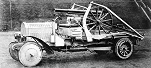 The German use of motor traction for field artillery: A specially designed car for The German use of motor traction for field artillery: A specially designed car for